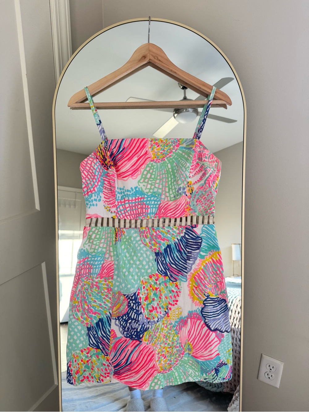 Lilly Pulitzer Ziggy Cut Out Waist Shift Dress